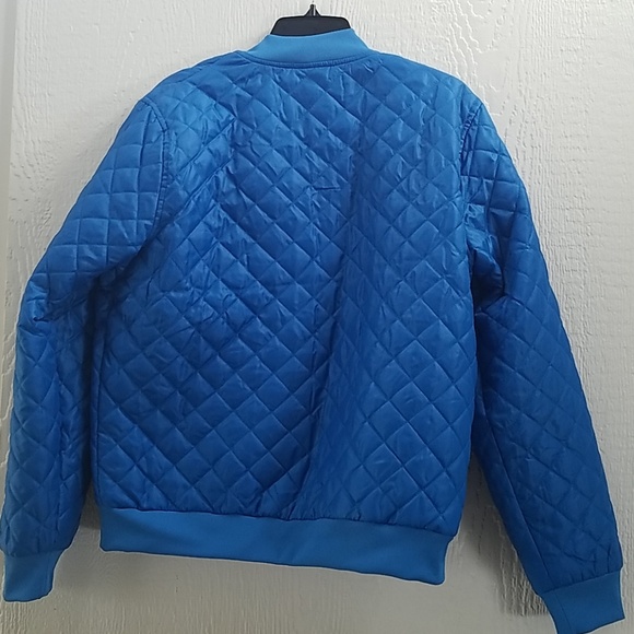 APRIL GIRL Blue Bomber Jacket - Picture 2 of 3